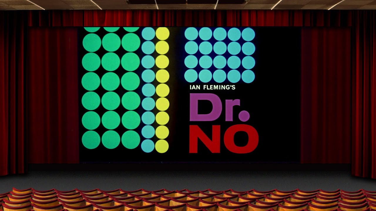 Cinema at home: Dr No (recreating Odeon cinema 1962 intro reel)