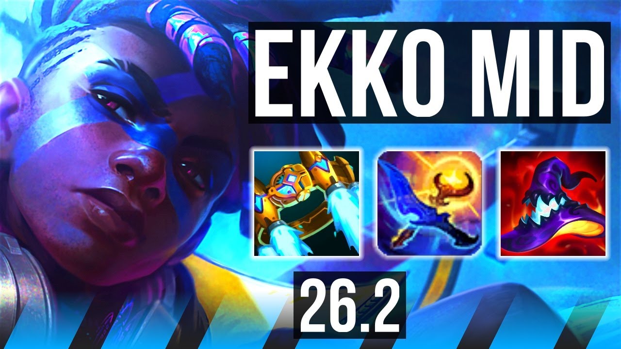 EKKO vs YASUO (MID) | EUW Challenger | 26.2