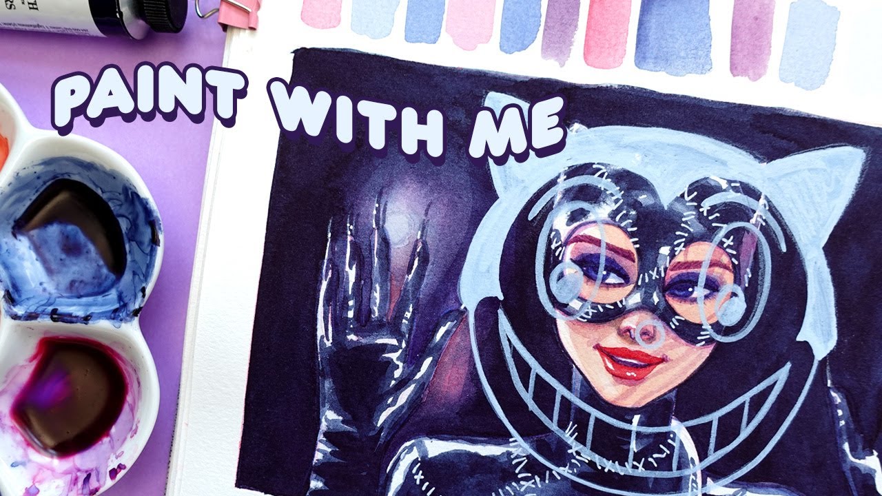 BATMAN RETURNS SCREENCAP STUDY ☾ Daniel Smith Watercolours