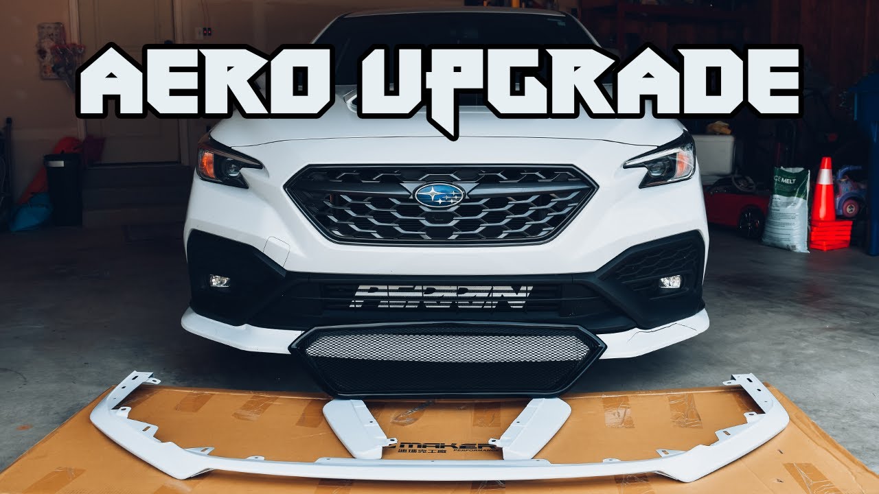 Noble STI Style Lip / Spats / Утопленная решетка // Установка + впечатления // #2022wrx #wrx #subaru