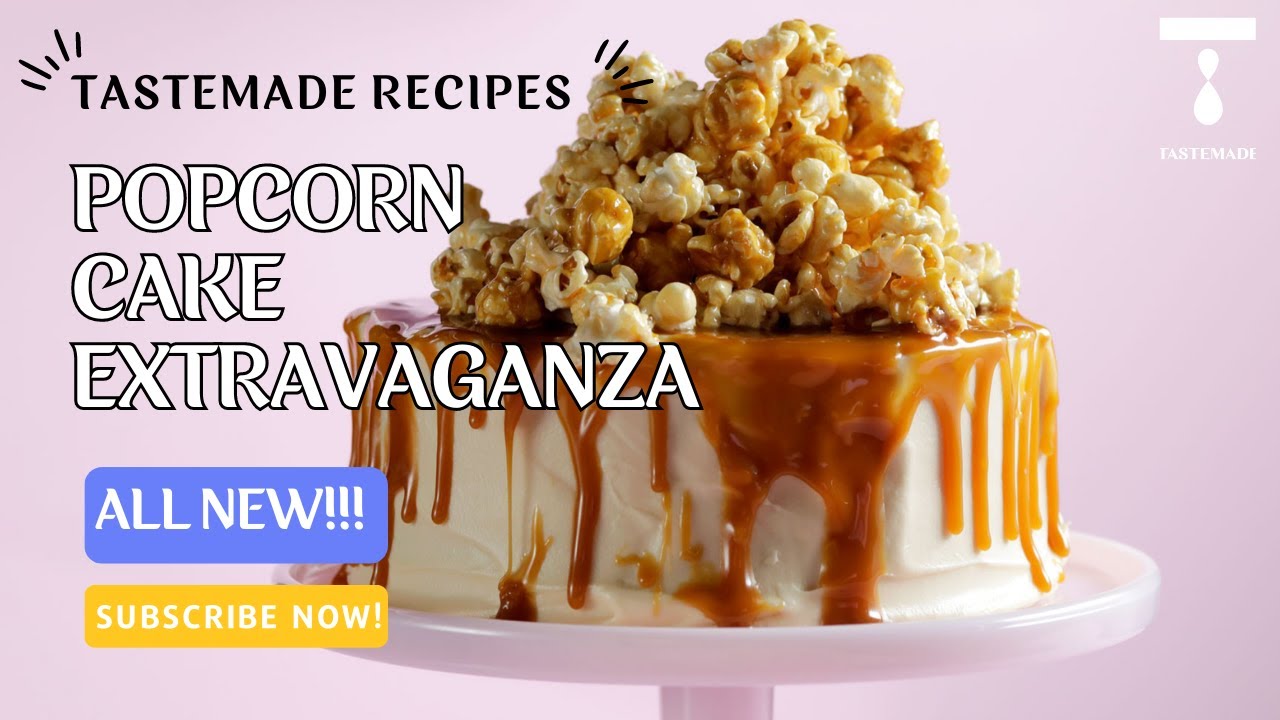 Popcorn Cake Extravaganza: A Whimsical Treat That'll Make Your Taste Buds Pop!