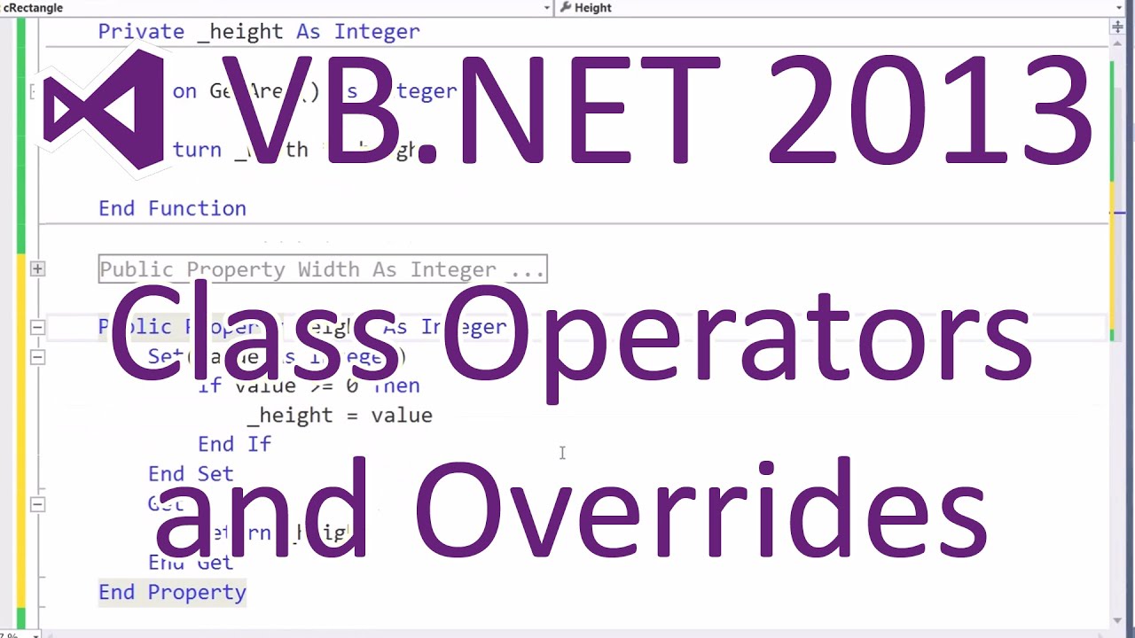 VB.NET 2013: Classes - Operators and Method Overriding
