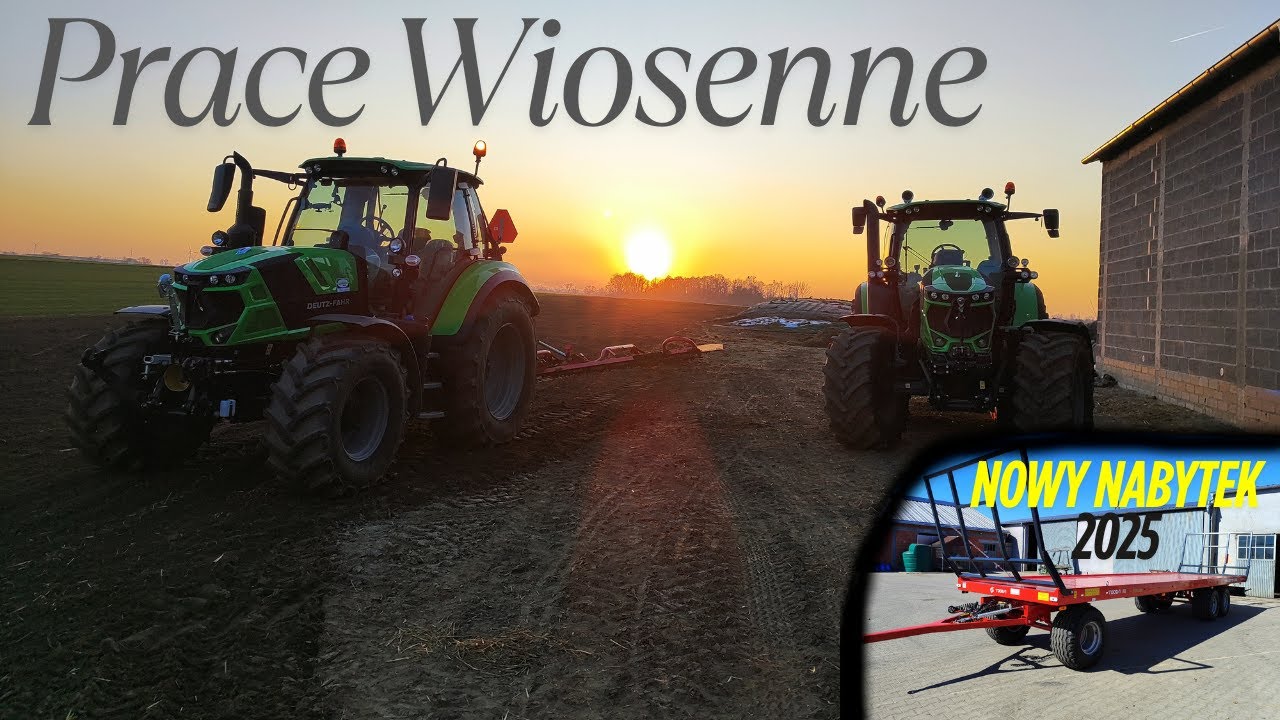 Nowy nabytek / Prace wiosenne / Siew buraków / Metal-Fach T009/1 / Deutz-Fahr 6165, 6130.4