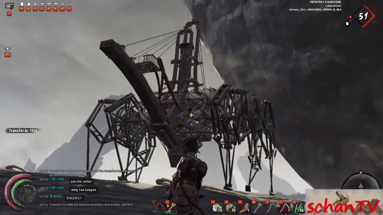Last Oasis Season2 - #18 : Build a Camelop Walker, go to pumping lava. (No PvP)