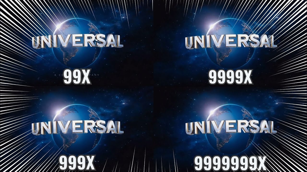 Universal Pictures Logo Getting 999999X Speed