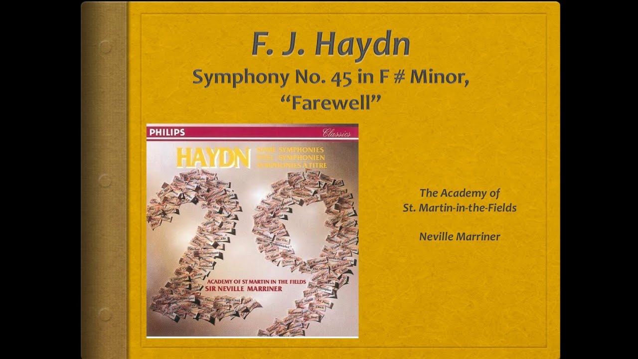 Haydn, Symphony 45, 