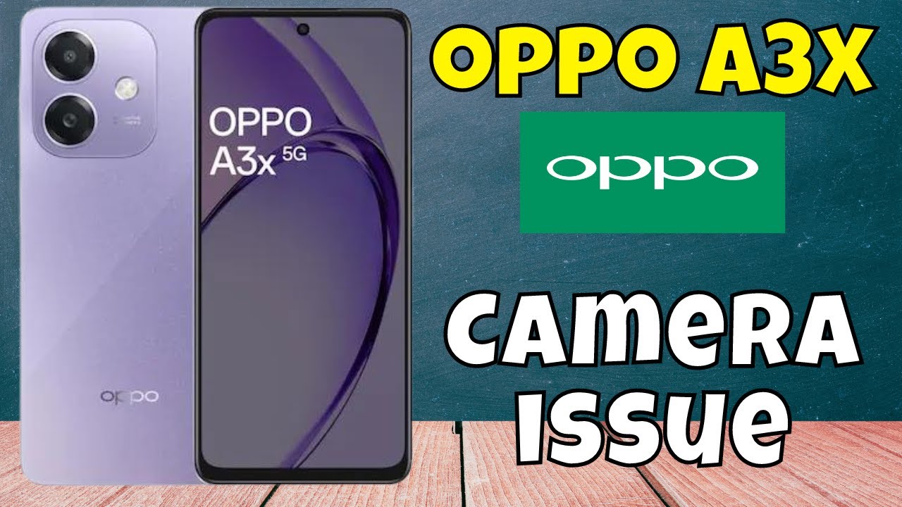 Oppo A3x How to fix Camera Problem || Camera Not working || Camera issue #new