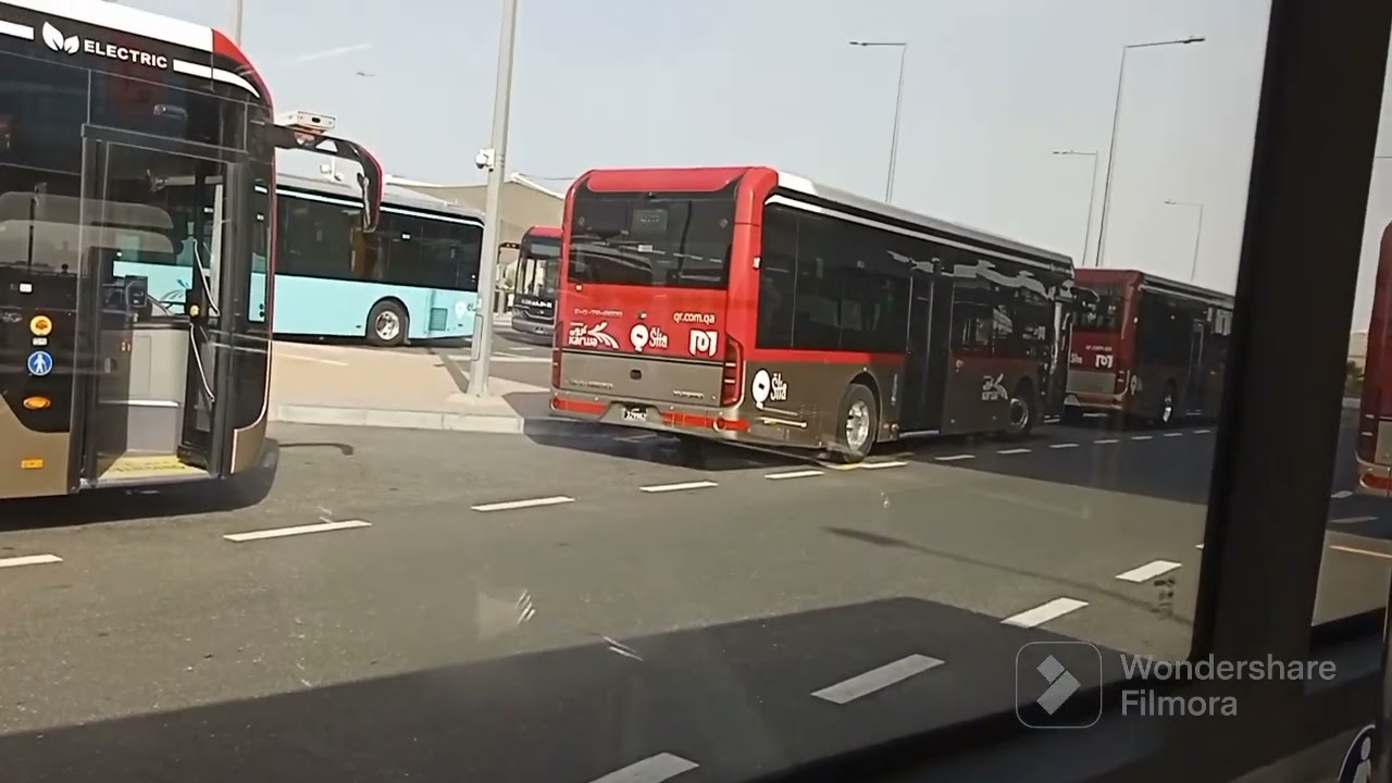 karawa Bus station Qatar |karawa metro bus station |