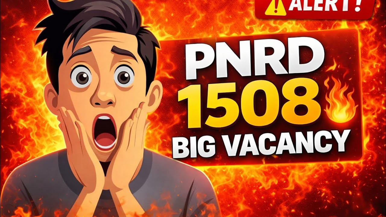 PNRD Recruitment 2026 😱 | 1508 Vacancy | Salary + Qualification | Full Details