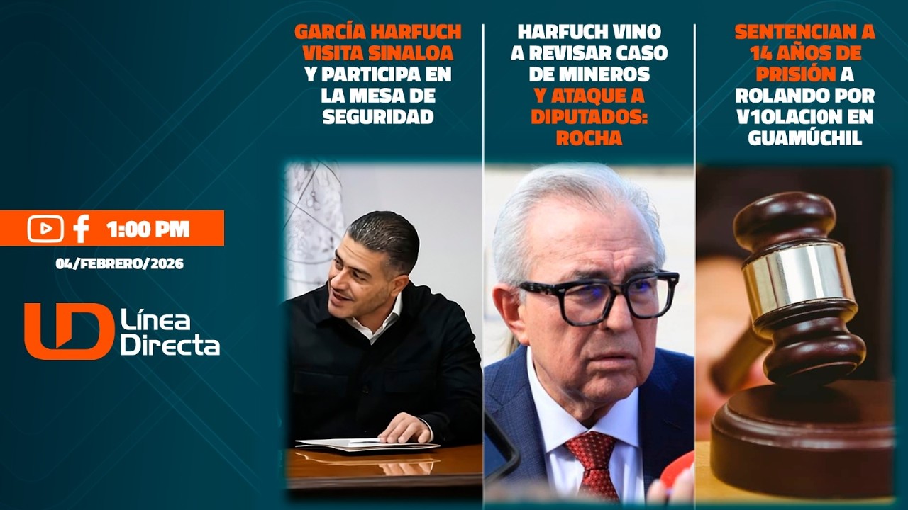 García Harfuch visita Sinaloa y participa en la Mesa de Seguridad