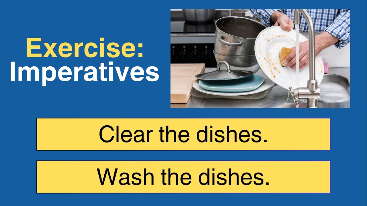 Exercise: Imperatives | Grammar Quiz