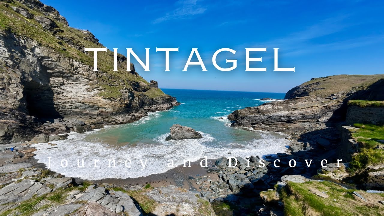 [4K] Coastal hike at Tintagel, Cornwall UK. April 2025.