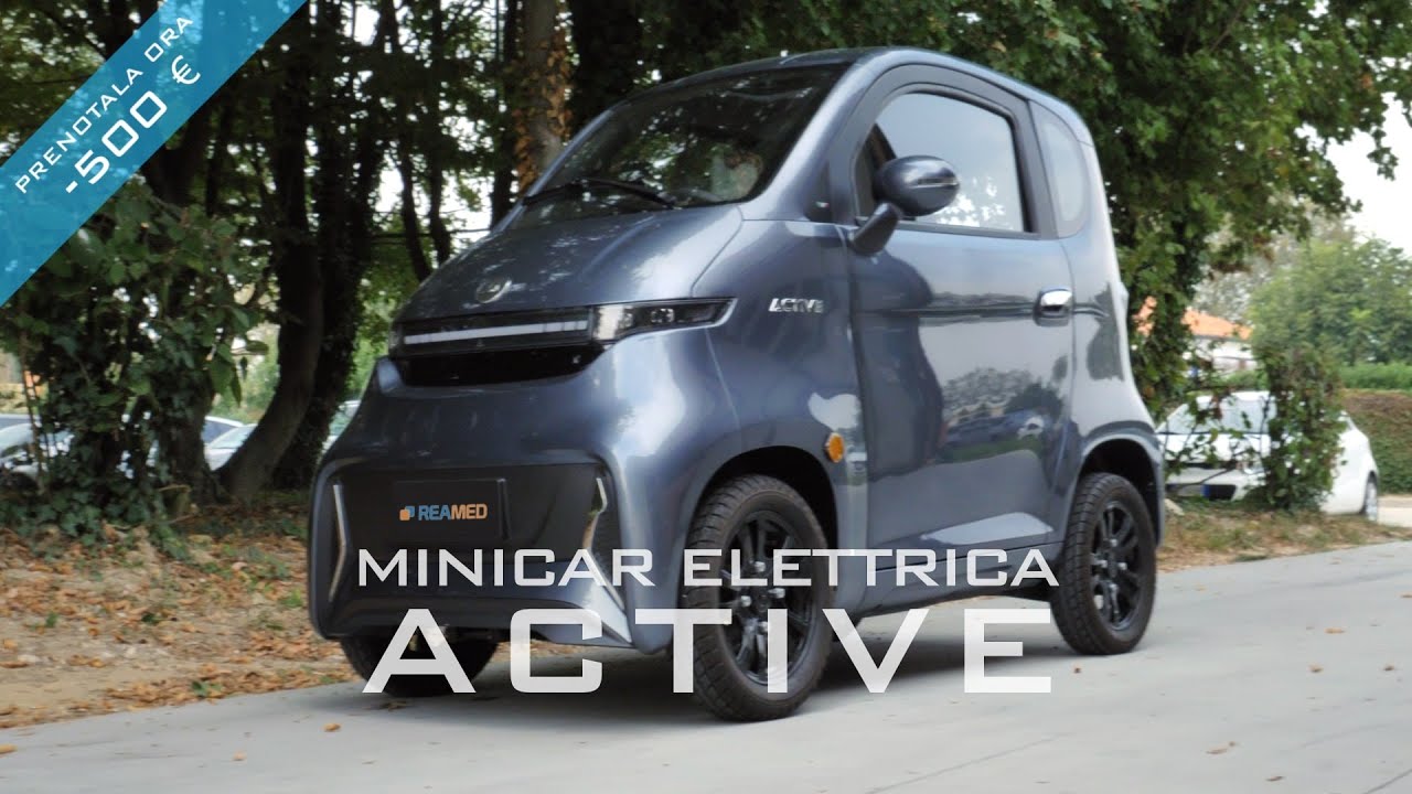 Minicar elettrica senza patente per anziani e disabili | Active by Reamed