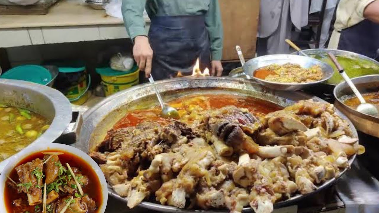 Delicious breakfast | mutton paye and nihari | discover with Zeeshan 