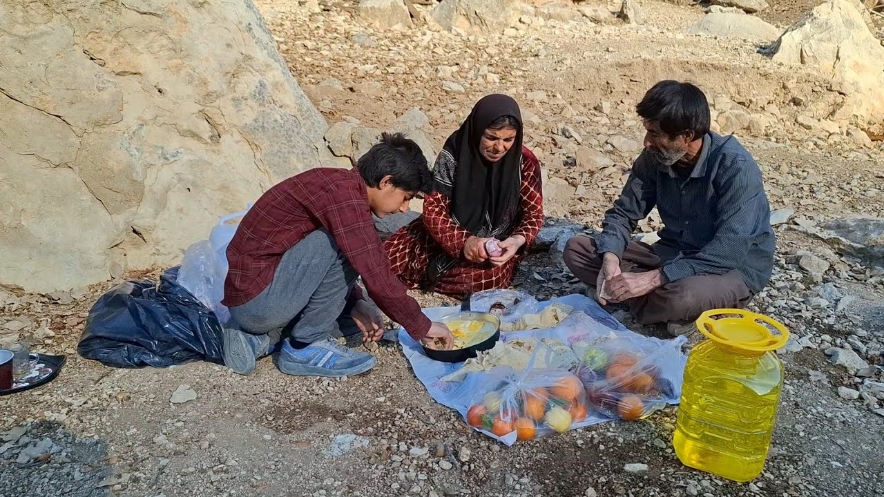 Nomadic Morning: Cooking Breakfast, Preparing the Land, and Fishing in the Wilderness