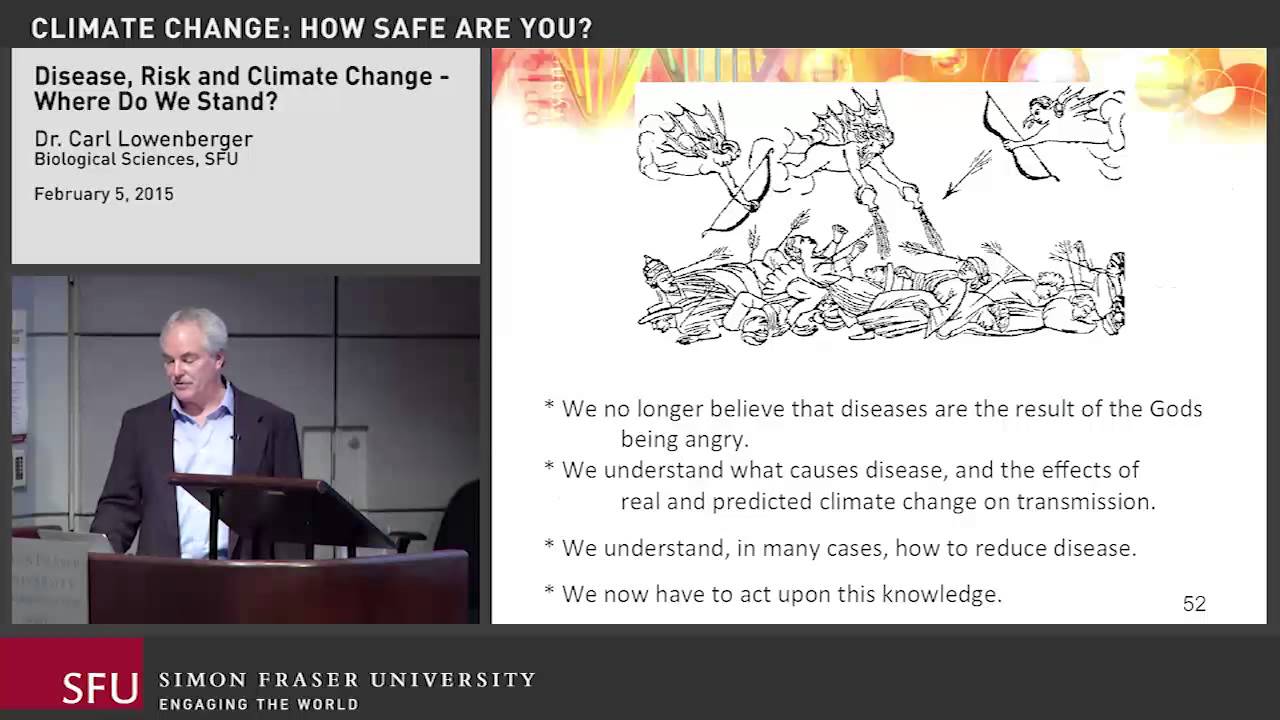 Disease, Risk and Climate Change - Where do we stand?