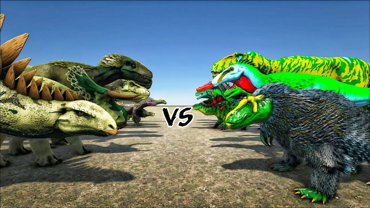 PREHISTORIC BEASTS VS ADDITIONAL CREATURES 2 DINO PART 2 | ARK: SURVIVAL EVOLVED