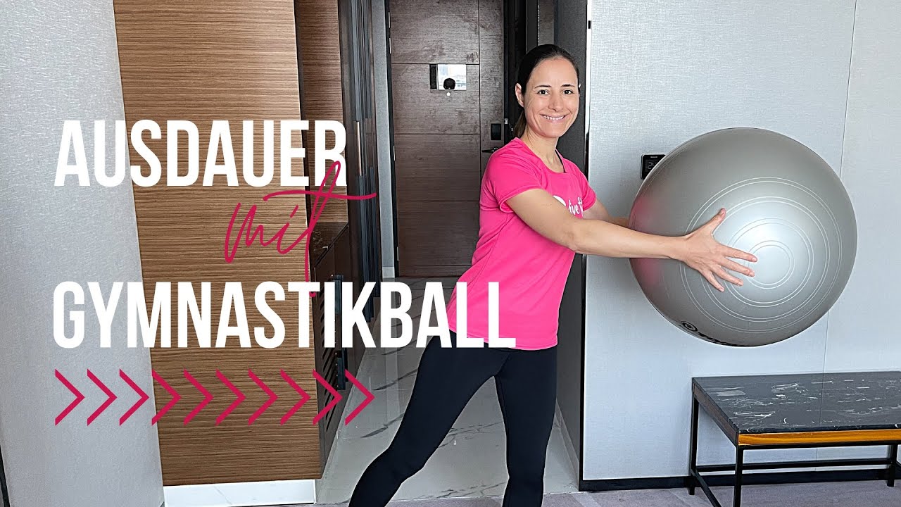 Cardio Workout mit Gymnastikball | Die 10 besten Übungen ohne Springen