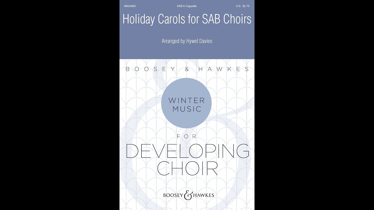 Holiday Carols for SAB Choirs - Arranged by Hywel Davies