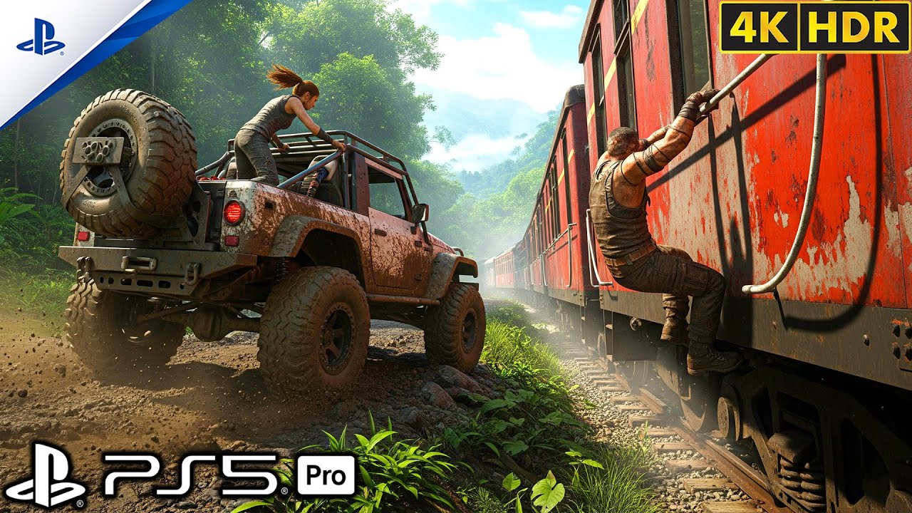 (PS5) A Train To Catch - Uncharted™ The Lost Legacy | ULTRA Graphics Immersive Gameplay [4K60FPSHDR]