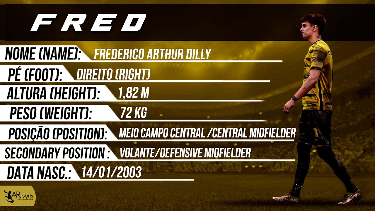 FRED - MEIO CAMPO /MIDFIELDER - 2023