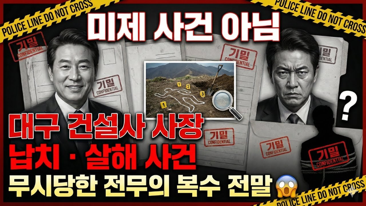무시당한 전무의 잔인한 복수.. 대구 건설사 사장 살해 사건 전말 😱 [실화]