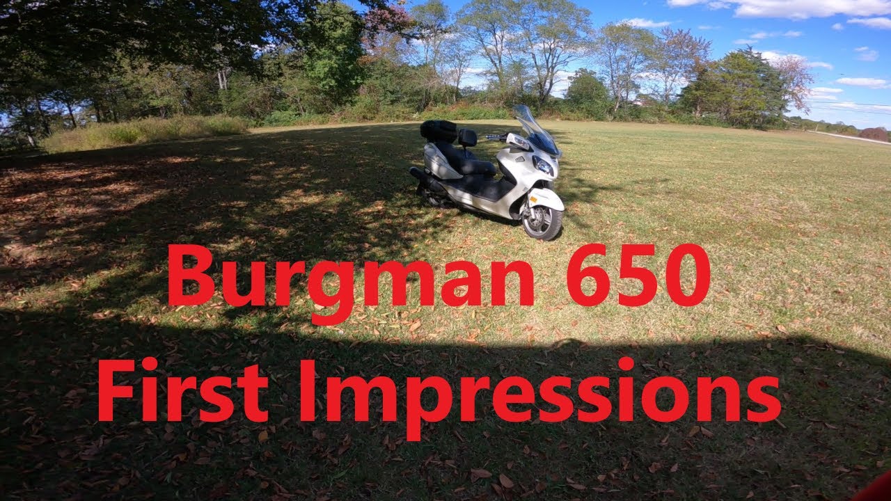 My New to Me 06 Burgman 650 First Impressions