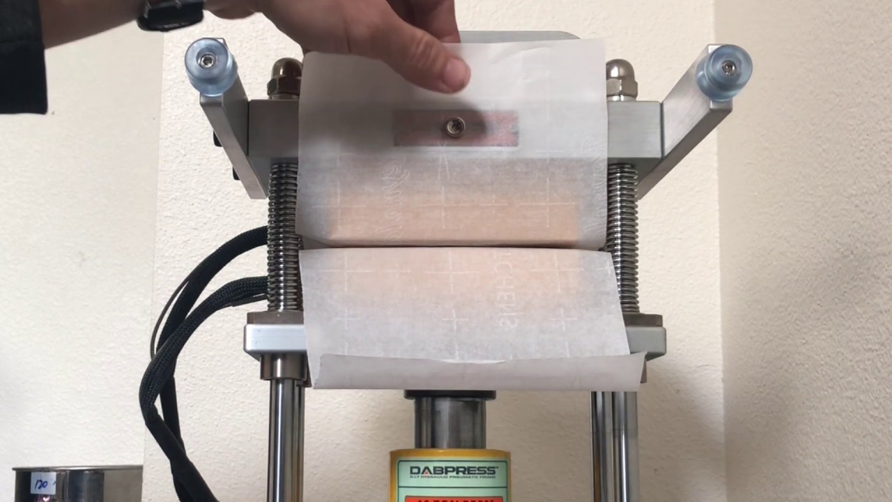 Pressing Rosin from Cannabis Flower..20% Yield Witches Weed 7G Squish on my 10-ton Press. @rosinnate