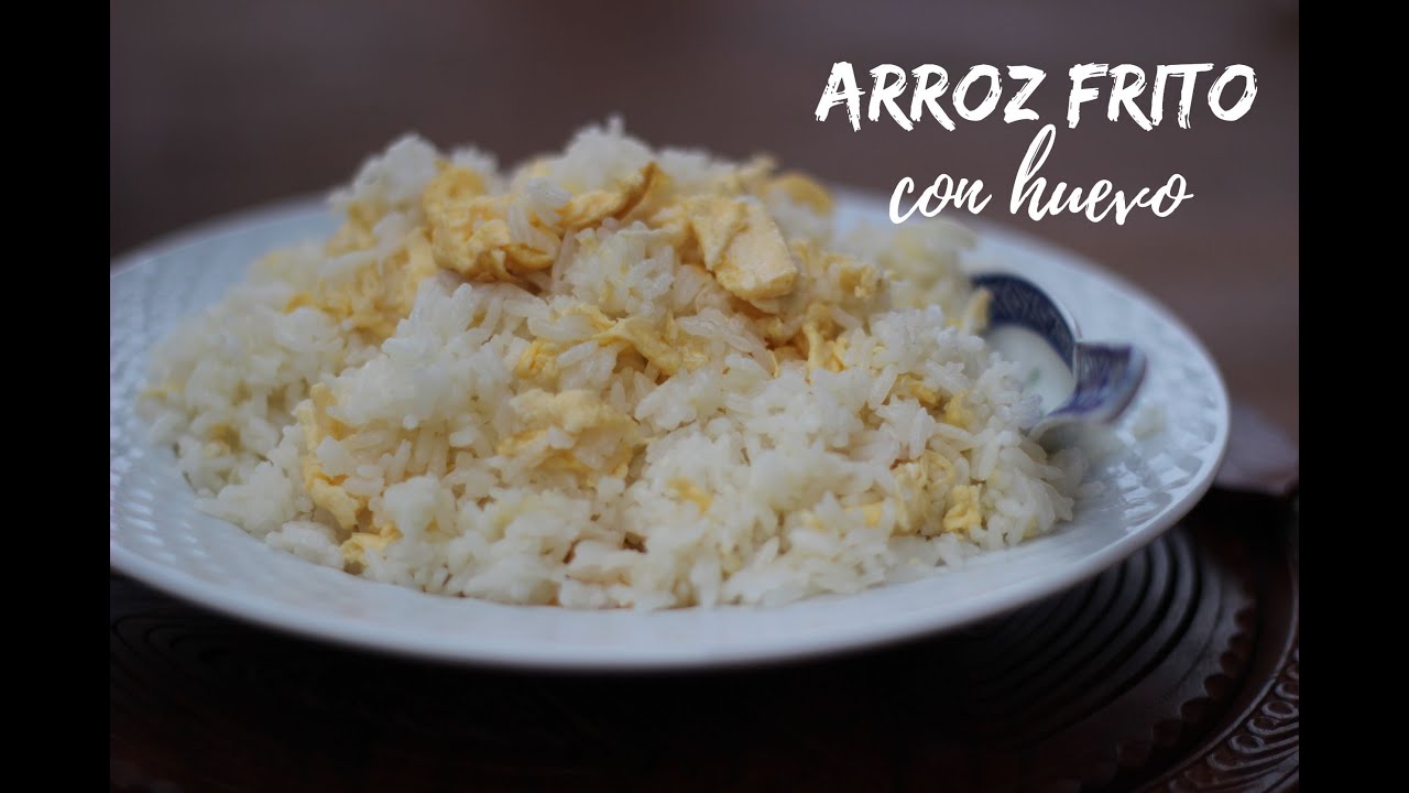 Arroz frito con huevo | Arroz con huevo (estilo chino) | La receta tradicional y MÁS FÁCIL