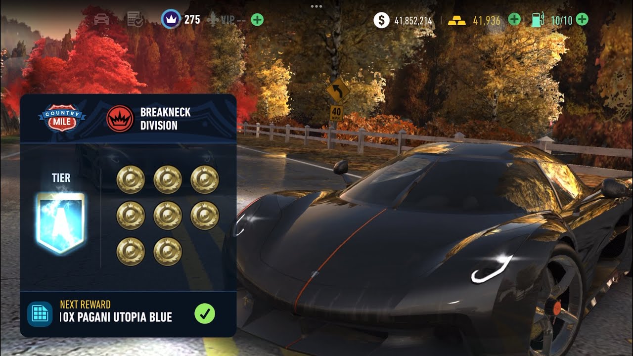 PR1166koenigsegg jesko absolut | breakneck |UGR-Country Mile | NFSNL | Tier A to S