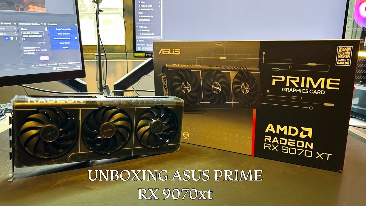 Unboxing Asus Prime AMD Radeon 9070 XT 16Gb