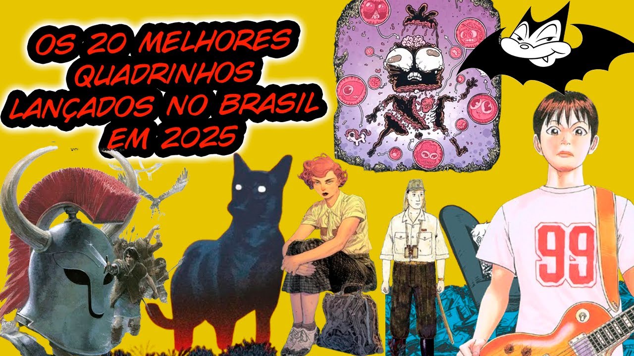 OS 20 MELHORES QUADRINHOS LANÇADOS NO BRASIL EM 2025