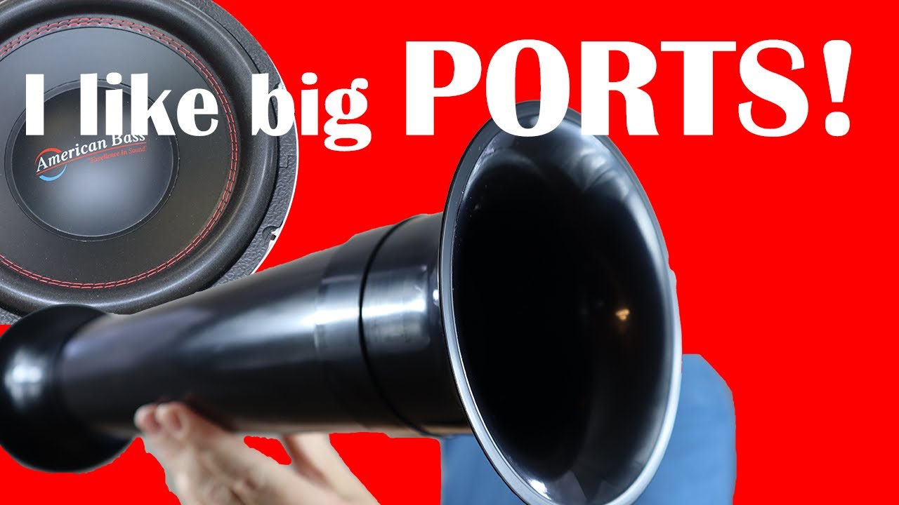Aero Port Subwoofer Enclosure:  American Bass Titan 12