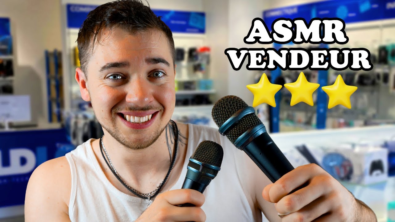 Je te VENDS LE MICRO PARFAIT pour L'ASMR ! ( roleplay vente )