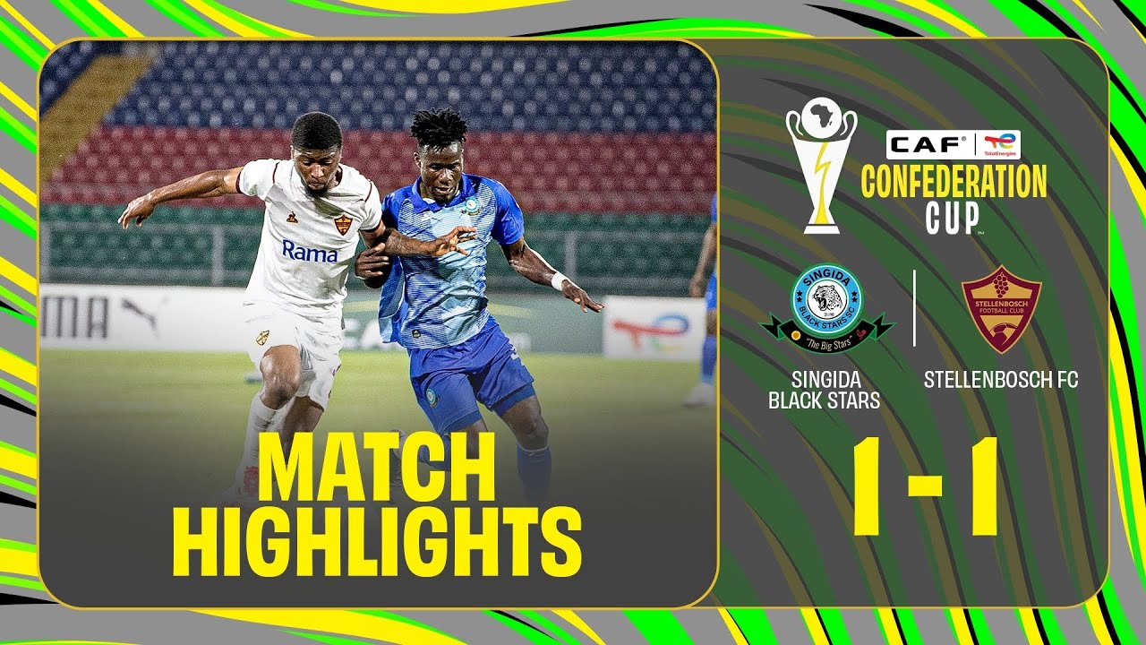 HIGHLIGHTS | Singida Black Stars 🆚 Stellenbosch FC  | Matchday 2 | 2025-26 #TotalEnergiesCAFCC