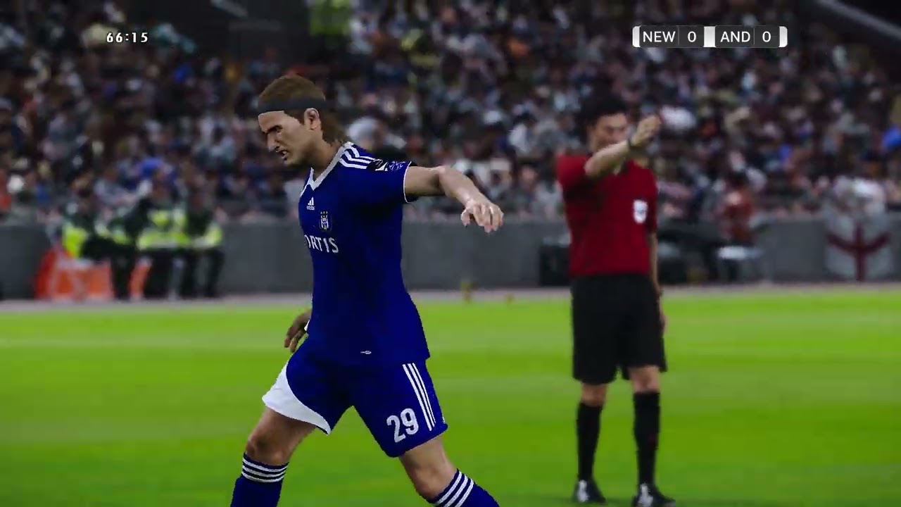 PES 6 Remastered Newcastle Vs Anderlecht