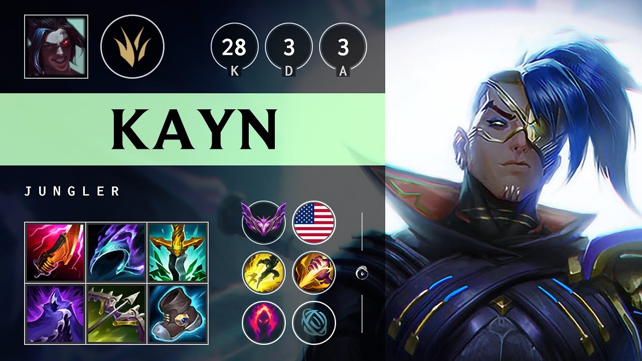 Kayn Jungle vs Brand: Legendary - NA Master Patch 14.18