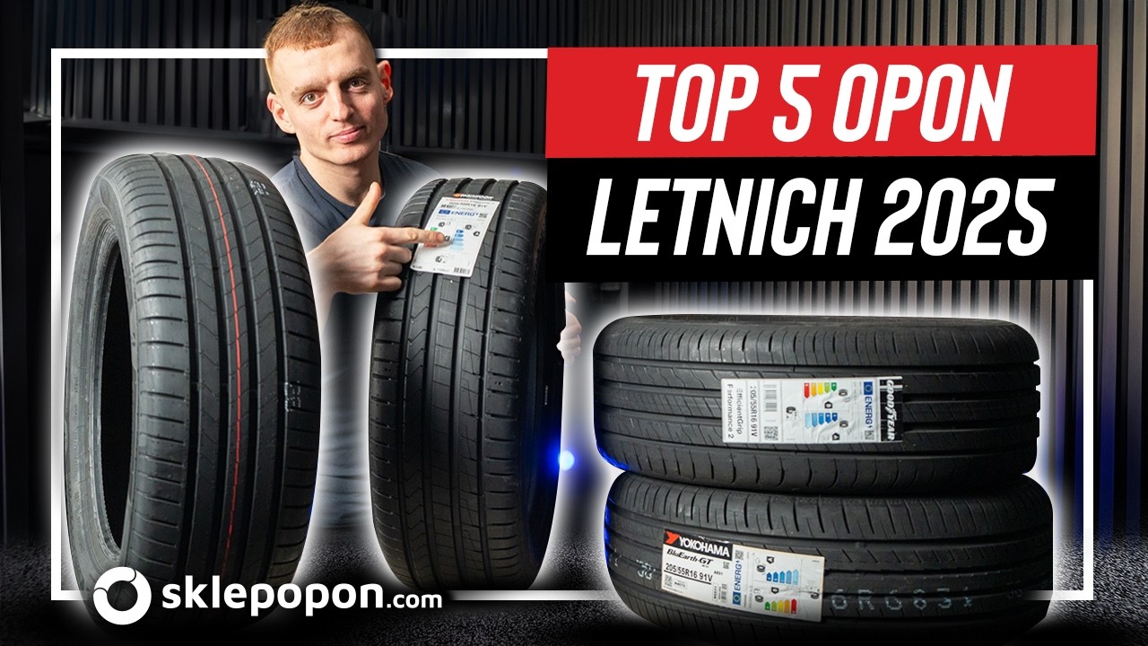 To są NAJLEPSZE OPONY LETNIE w 2025 roku! TOP 5 opon do Twojego samochodu