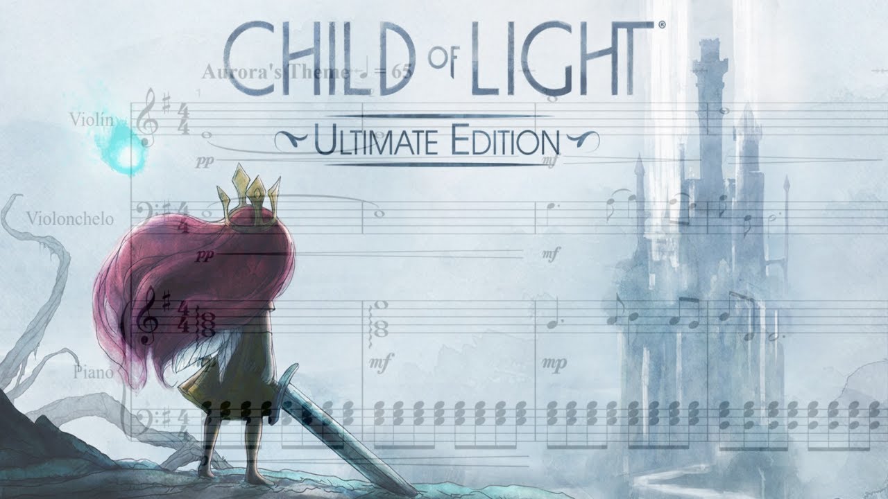 Child of light Mini suite para Violín Cello y piano🎶PDF SCORE PARTITURE CHILD OF LIGHT TRIO