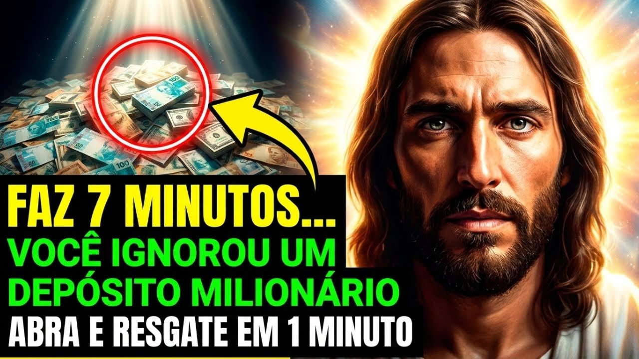 DEUS DIZ: VOCÊ IGNOROU UM DEPÓSITO MILIONÁRIO HÁ 7 MINUTOS — AINDA DÁ TEMPO DE RECUPERAR
