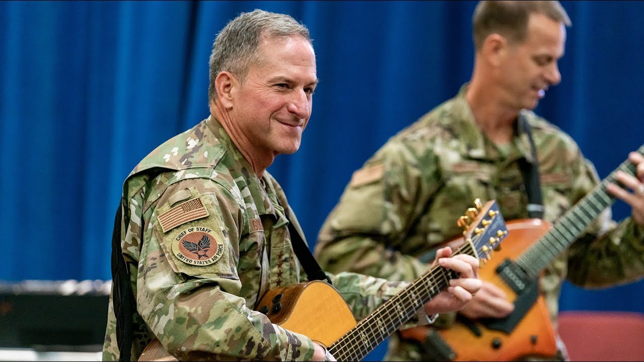 CSAF Gen. Goldfein Jams With The USAF Band!