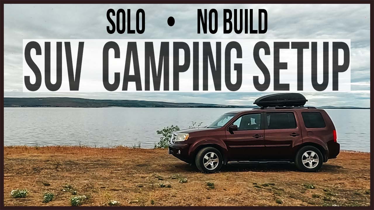 Solo SUV CAMPING SETUP | Minimal NO BUILD Honda Pilot Tour: Simple Off-Grid Essentials