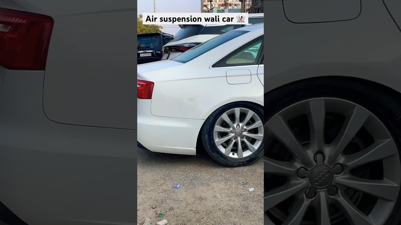 Audi A6 with air suspension 🤓#shortvideo #ytshort #cars