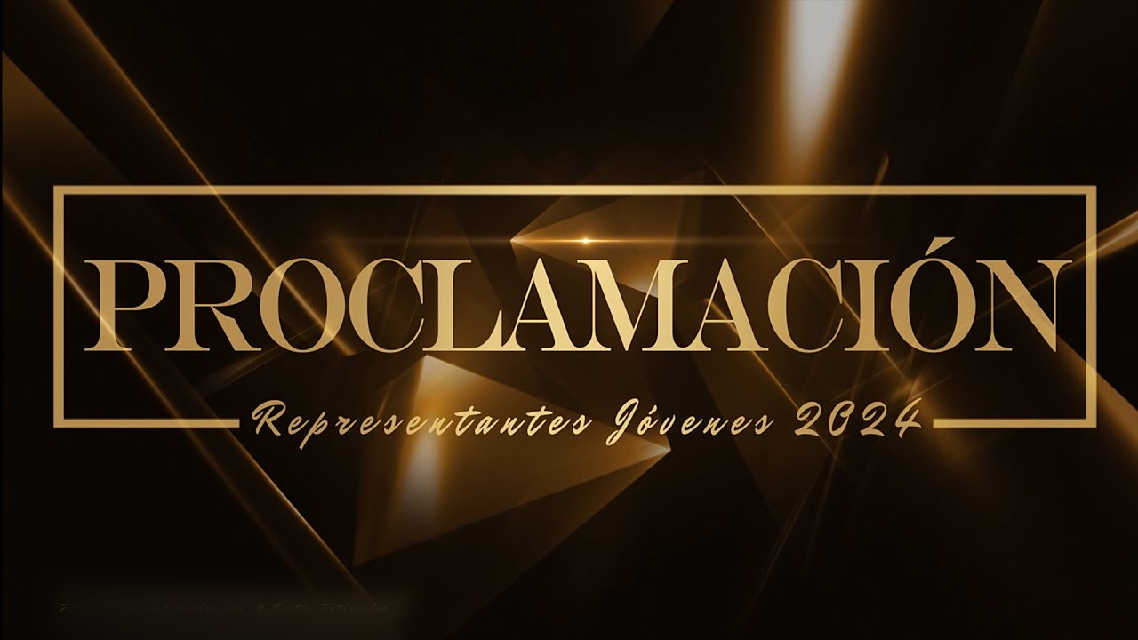 Proclamación de los representantes de la juventud 2024