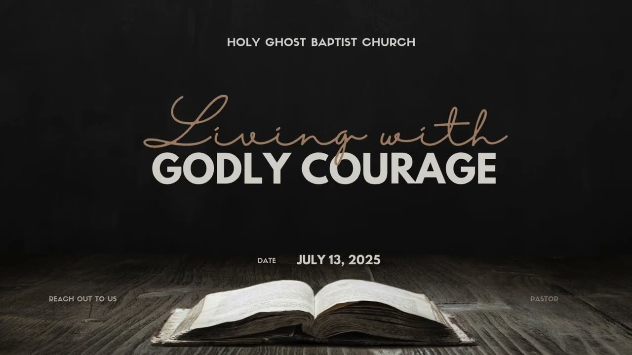 Living with Godly Courage | Joshua 1:1-8