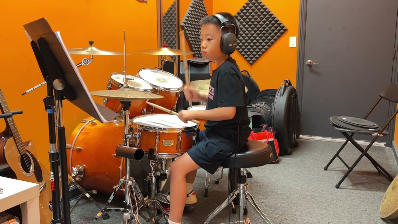Rockschool drum Grade 6 test《Mohair Mountain》 cover by Alex Zhou（7 Years Old）