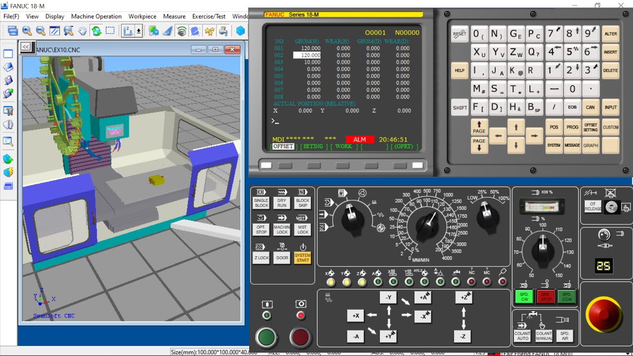 سلسله شرح swansoft بالعربي لماكينات CNC كنترول فانوك
