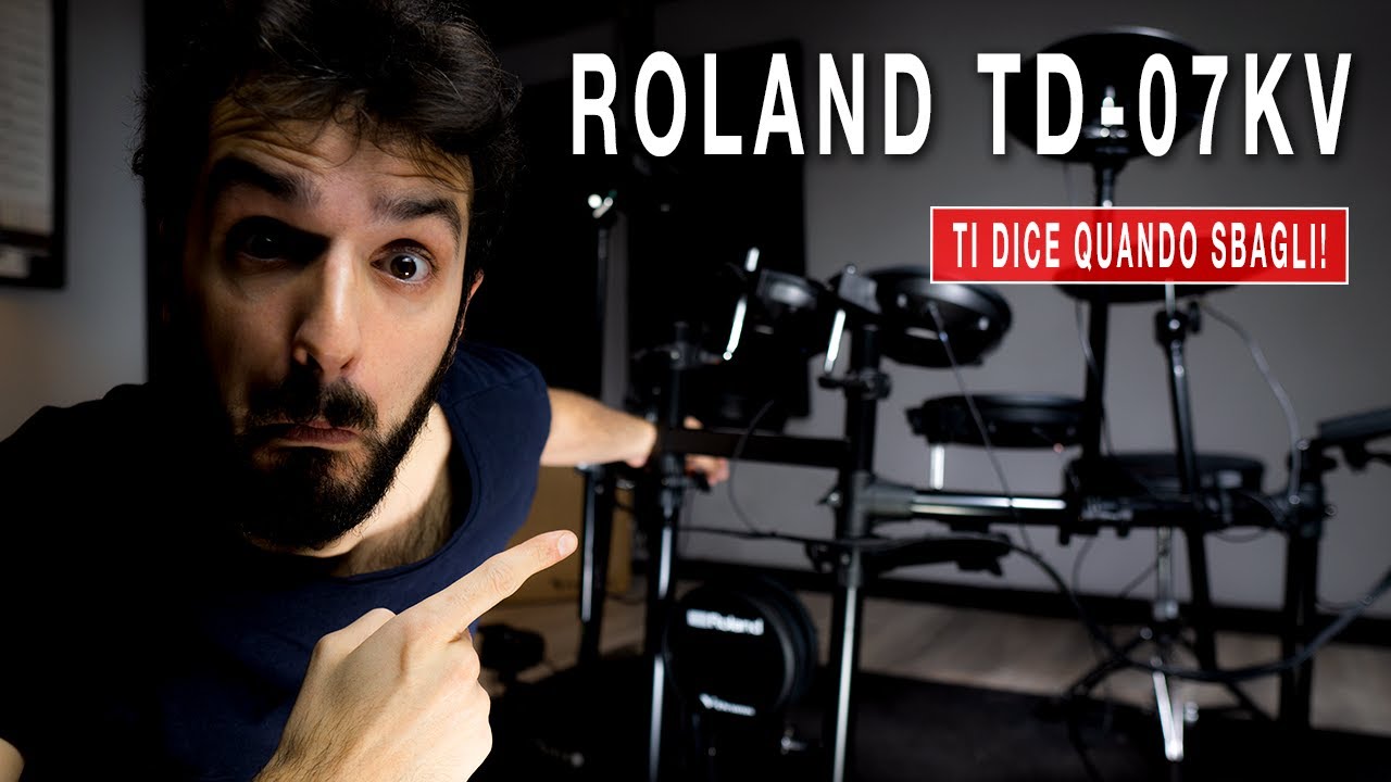 LA MIGLIORE BATTERIA ELETTRONICA per studiare? Recensione Roland TD-07KV | con Strumentimusicali.net