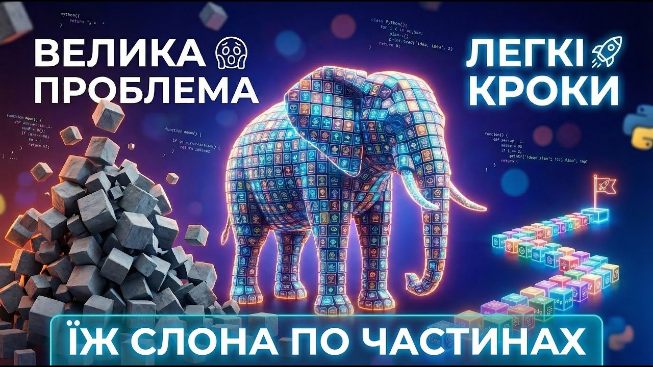 Як з’їсти слона? Секрет вирішення будь-якої складної задачі.