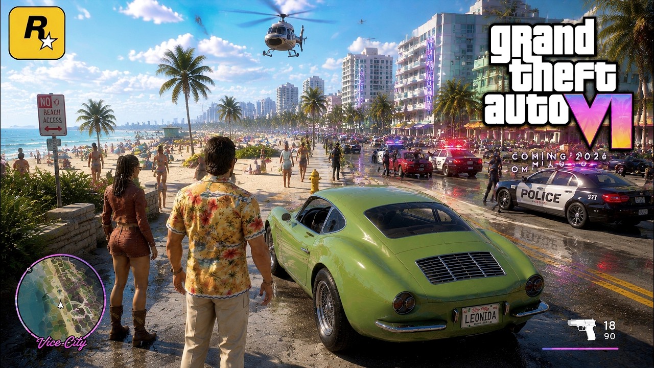 Большое обновление геймплея GTA 6...